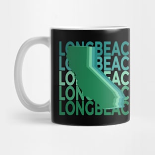 Long Beach California Green Repeat Mug